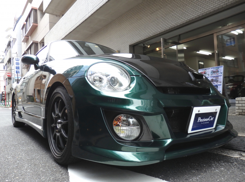 ダイハツ コペン L800System ActiveTOP CustomMade 660 5MT DarkGreen＆Black Built-inGarage