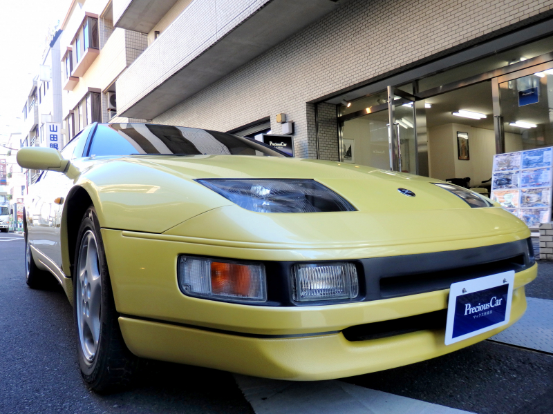 日産 フェアレディZ Z32 3.0 300ZX 2seat NormalRoof 4AT Yellow-Pearl VG30DE FullNormal Built-inGarage
