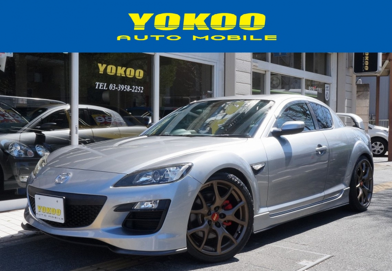 マツダ RX-8 スピリットR　純正エアロ　オートエグゼリアスポイラー&車検対応マフラー