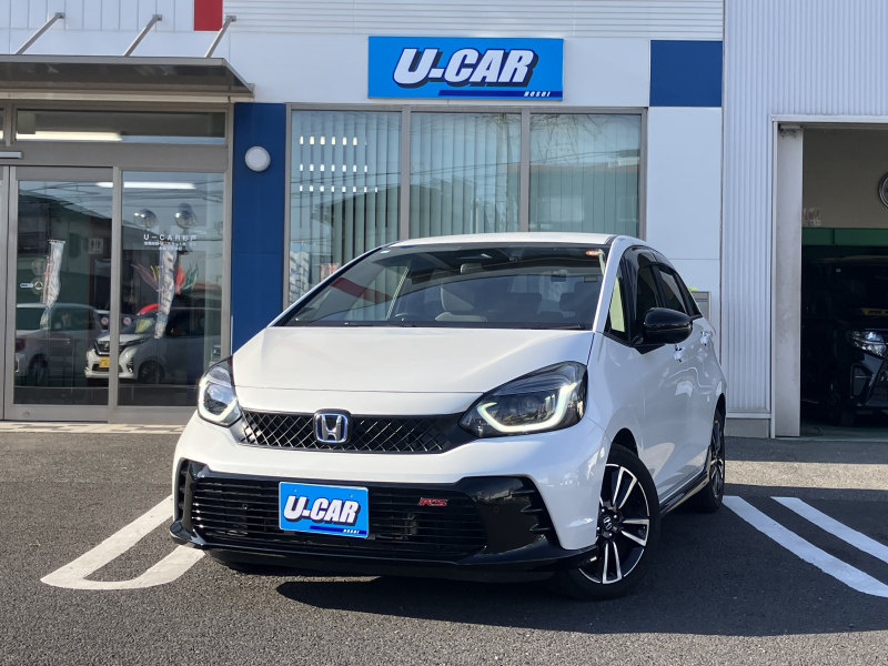 ホンダ フィット e：HEV　RS　純正ナビ・バックカメラ・ETC・クルコン・前後ドラレコ・ホンダセンシング・LED・アルミホイール・電動パーキング・パドルシフト・禁煙車