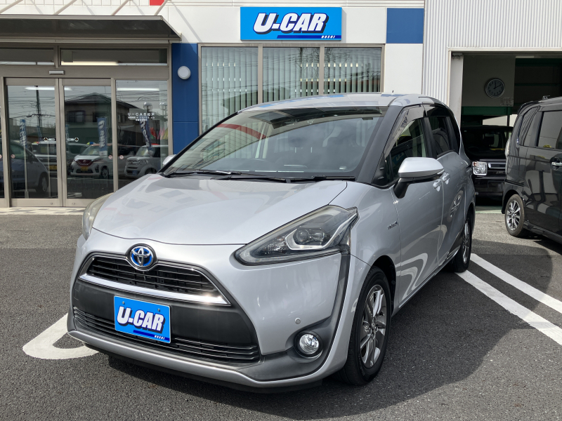 トヨタ シエンタ ハイブリッドG　純正ナビTV・Bカメラ・ETC・ドラレコ・両側パワスラ・シートヒーター・衝突軽減ブレーキ・障害物センサー・純正AW・禁煙車