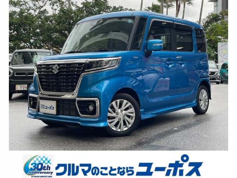 スズキ スペーシア カスタムハイブリッド GS OP5年保証対象車 走行7196km 純正ナビ 全方位モニター パワースライドドア 660cc