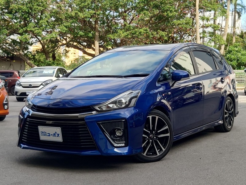 トヨタ プリウスα SツーリングセレクションG’s　OP5年保証対象車　ETC　前後ドライブレコーダー　バックカメラ　社外ナビ（CD・DVD・TV・BT）
