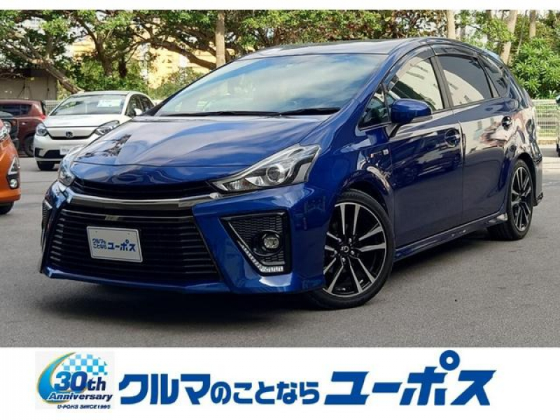 トヨタ プリウスα SツーリングセレクションG’s　OP5年保証対象車　ETC　前後ドライブレコーダー　バックカメラ　社外ナビ（CD・DVD・TV・BT）