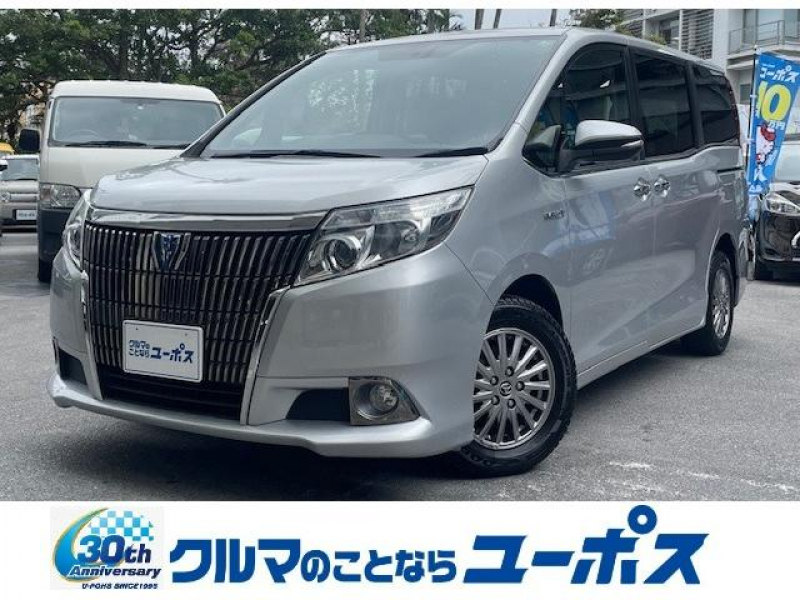 トヨタ エスクァイア ハイブリッドXi　OP1年保証対象車　純正9インチナビ　パワースライドドア　バックカメラ　前後ドライブレコーダー　シートヒーター　ETC