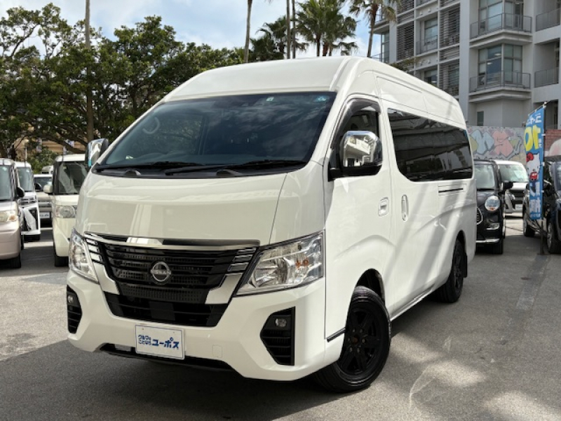 日産 キャラバン 2.5 GX スーパーロングボディ ハイルーフ 低床 4WD OP10年保証対象車　ハイルーフ　アラウンドビューモニター　プッシュスタート　デジタルインナーミラー　