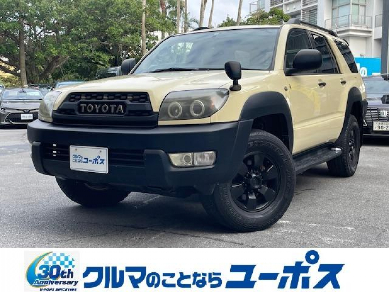 トヨタ ハイラックスサーフ SSR-X　オールペイント車　ナビ付（CD・DVD・TV・BT）ETC　ワンセグTV