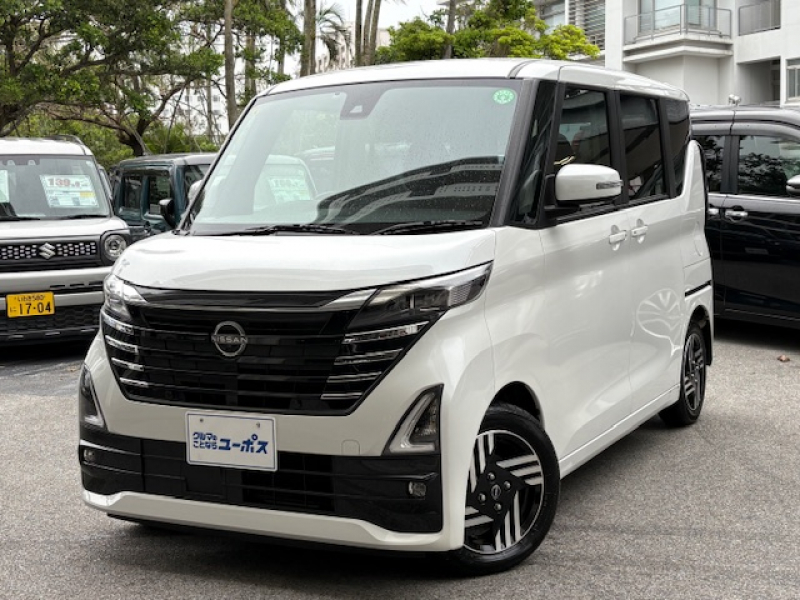 日産 ルークス ハイウェイスターXプロパイロットエディション　OP10年保証対象車　アラウンドビューモニター　クリアランスソナー　電動パーキング　純正ナビ