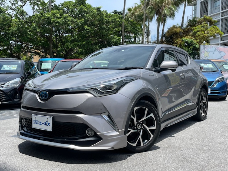 トヨタ C-HR ハイブリッドG　OP5年保証対象車　モデリスタエアロ　純正9インチナビ　ブラインドスポットモニター