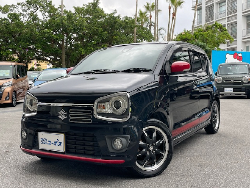 スズキ アルト ターボRS　パナソニックナビ　バックモニター　レーダーブレーキサポート　パドルシフト　ETC