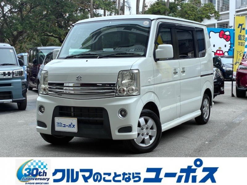 スズキ エブリィワゴン PZターボ　パワースライドドア　ETC車載器　純正13インチAW フォグランプ　キーレス　パワーウィンドウ