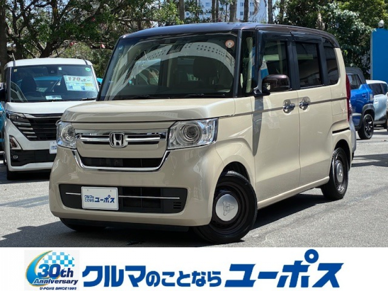 ホンダ N-BOX LターボOP5年保証対象車　Strada9インチナビ　前後ドライブレコーダー　コーナーセンサー　両側パワースライドドアバックモニター