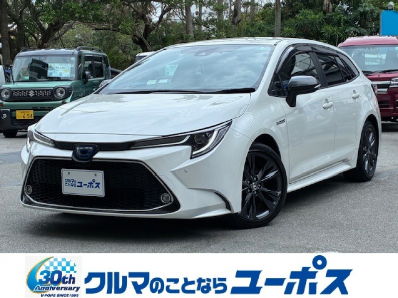 トヨタ カローラツーリング ハイブリッドダブルバイビー　OP10年保証対象車　トヨタディスプレイオーディオ（ナビ／Bluetooth）ブラインドスポットモニター　LEDヘッドライト　ドライブレコーダー　ETC　クルーズコントロール　クリアランスソナー