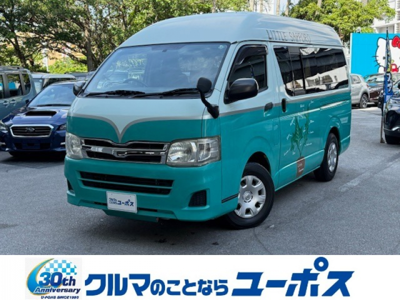 トヨタ ハイエースバン DX　キッチンカー仕様　デーゼルターボ　シンク　冷蔵庫付き　作業台　収納BOX　社外ナビ（ワンセグTV／CD／DVD／Bluetooth）バックカメラ　ドライブレコーダー電動格納ミラー
