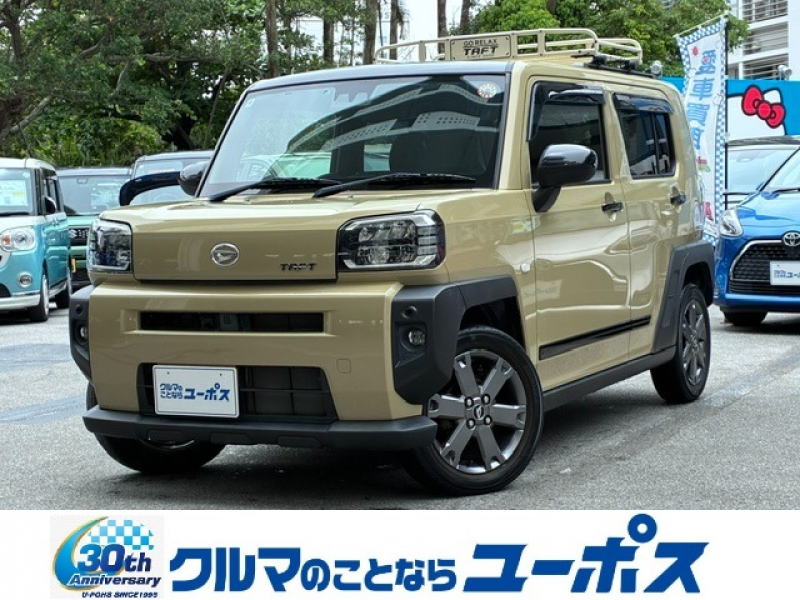ダイハツ タフト Gターボ　OP5年保証対象車　ルーフキャリア　スカイルーフ　前後コーナーセンサー　LEDヘッドライト
