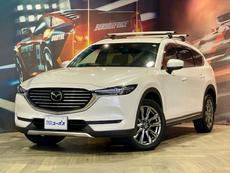 マツダ CX-8 XD Lパッケージ　OP5年保証対象車　BOSEサウンドシステム　マツダコネクト（／フルセグTV／CD／DVD／Bluetooth）全方位カメラ　パワーバックドア　ブラインドスポットモニター　ベンチレーション　ETC