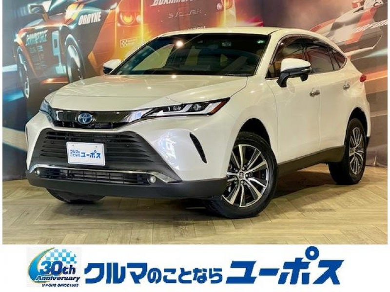 トヨタ ハリアー ハイブリッド ハイブリッドG　OP10年保証対象車　メーカーナビ（BT/USB/AUX/フルセグTV）バックカメラ　トヨタセーフティーセンス　BSM　LDA　パワーバックドア　デジタルインナーミラー　前後ドライブレコーダー