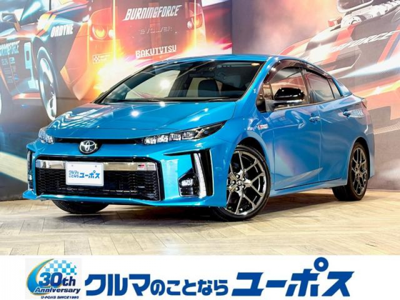 トヨタ プリウスPHV Sナビパッケージ　GRスポーツ　Tコネクト11.6インチSDナビ（BT/USB/AUX/フルセグTV）バックカメラ　セーフティセンスP　急速充電　GR専用ダークスパッタリング18インチアルミホイール