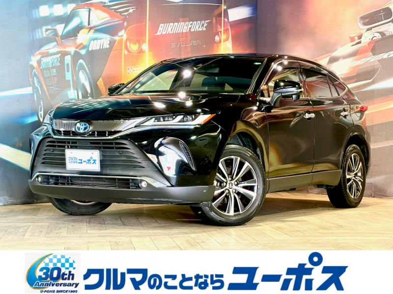 トヨタ ハリアー ハイブリッド G　OP5年保証対象　純正ナビ（Bluetooth／フルセグ／USB／AUX）　バックカメラ　デジタルインナーミラー　トヨタセーフティーセンス　ETC　LEDライト　クルーズコントロール　パワーバックドア