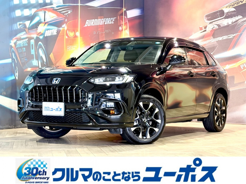 ホンダ ZR-V e：HEV　Z OP10年保証対象車　純正ナビ（BT／USB／フルセグTV）360度ビューモニター　ホンダセンシング　BOSEサウンドシステム　ブラックレザーシート　前席シートヒーター　パワーバックドア　前後ドラレコ