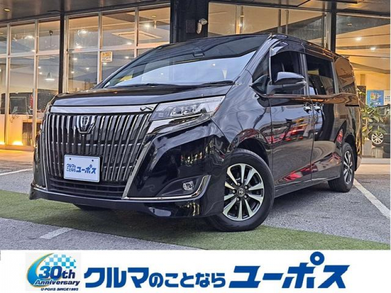トヨタ エスクァイア Giプレミアムブラックテーラード　OP10年保証対象車　ハーフレザーシート　純正9インチナビ　両側パワースライドドア　