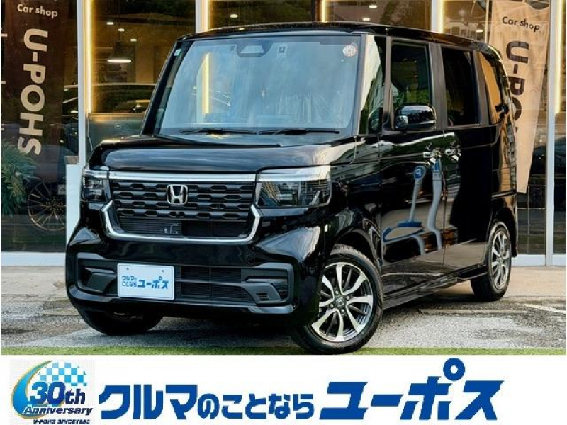 ホンダ N-BOX カスタム　OP10年保証対象車　走行7520km‼　両側パワスラ　純正SDナビ　バックモニター　ドラレコ