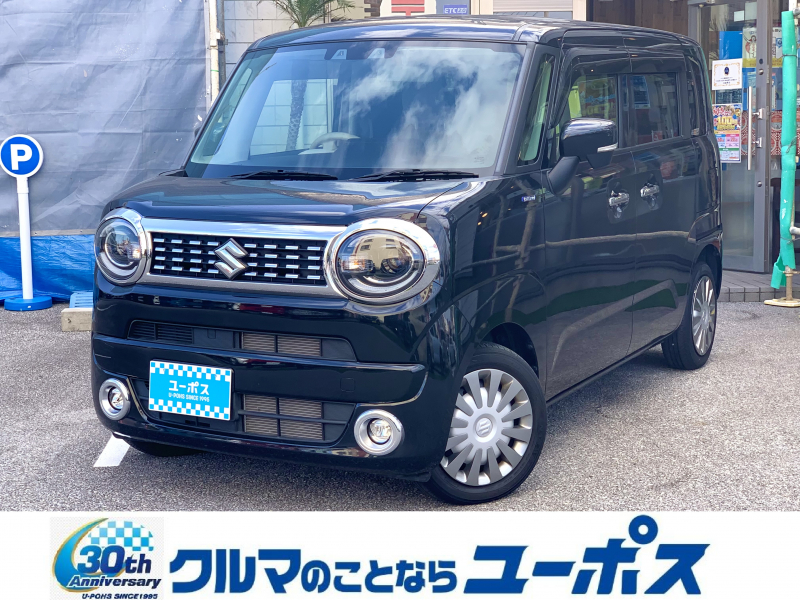 スズキ ワゴンRスマイル ハイブリッドX OP10年保証対象車　人気のブラック入荷！！プッシュスタート　スズキセーフティー　LEDヘッドライト　オートハイビーム　シートヒーター　コーナーセンサー　LEDフォグライト　ウィンカーミラー　USB充電ポート
