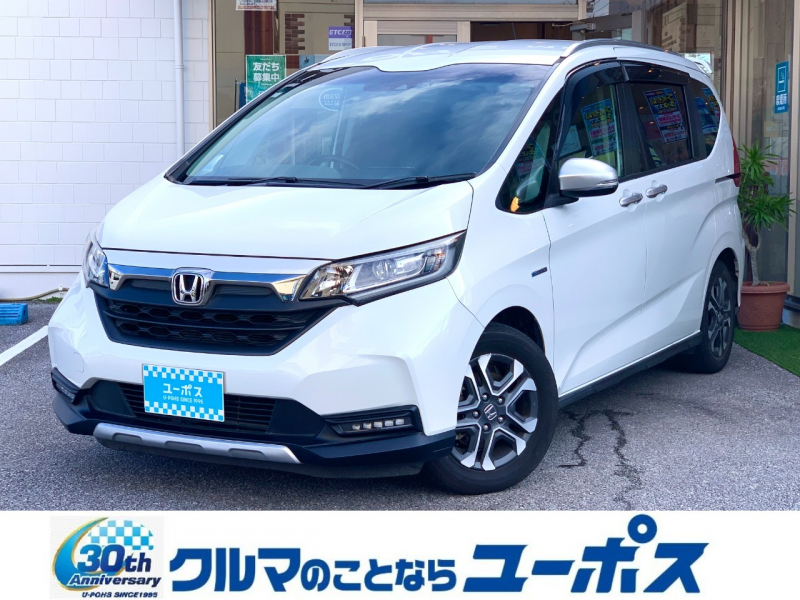 ホンダ フリード ハイブリッドクロスター　ホンダセンシング　OP10年保証対象車　両側パワスラ　9インチナビ　バックカメラ　シートヒーター　ドラレコ　ETC