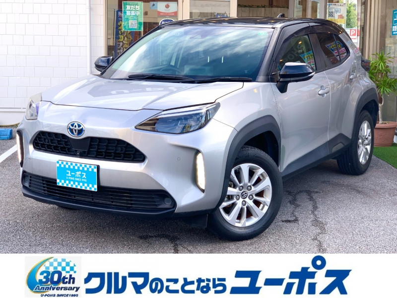 トヨタ ヤリスクロス ハイブリッドG　OP10年保証対象車　トヨタセーフティーセンス　パノラミックビューモニター　前後ドラレコ　ETC