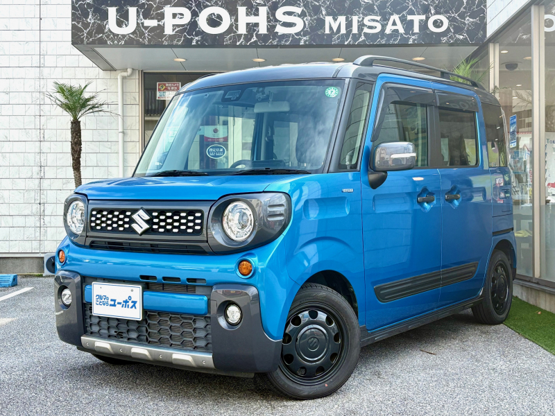 スズキ スペーシアギア ハイブリッドXZ　OP5年保証対象車　コーナーセンサー　純正9インチナビ　オートハイビーム　ドライブレコーダー　ETC車載器　