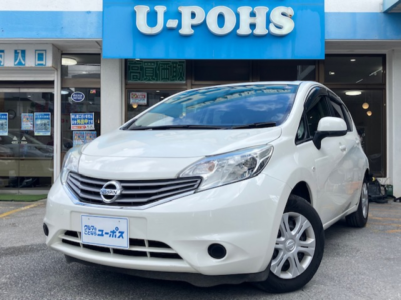 日産 ノート X　プッシュスタート　レベライザー　電悪ミラー　アイドリングOFF　スマートキー2個有