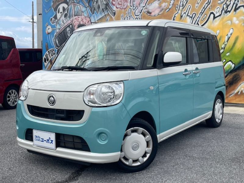 ダイハツ ムーブキャンバス X　リミテッド　SAiii　両側パワースライドドア　スマートアシスト　社外SDナビ（CD／DVD／Bluetooth／フルセグ）　バックカメラ　ETC　スマートキー