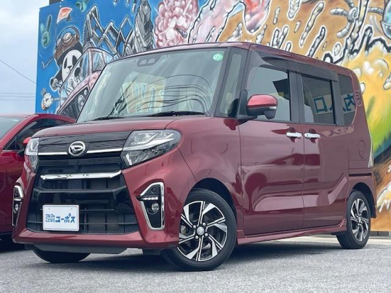ダイハツ タント カスタムX　OP5年保証対象車両　純正SDナビ（CD／Bluetooth／フルセグ）バックモニター、360°ビューモニター　ドライブレコーダー　両側パワースライドドア　LEDヘッドライト　ETC搭載