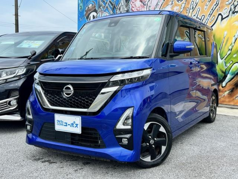 日産 ルークス ハイウェイスターX　OP5年保証対象車両　純正メモリーナビ（CD／DVD／Bluetooth／フルセグ）　アイドリングストップ　デジタルインナーミラー　ドライブレコーダー　コーナーセンサー　　LEDヘッドライト