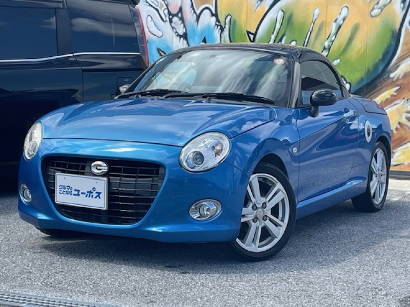 ダイハツ コペン セロ　県内買取直売車両！　オープン可能！　前席シートヒーター　純正オーディオ　純正16インチアルミホイール　スマートキー／キーレス　LEDヘッドライト