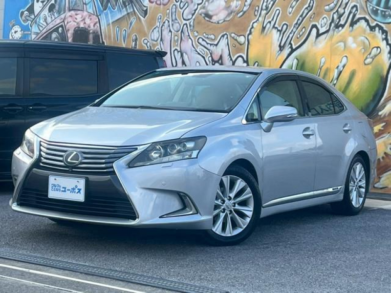 レクサス HS HS250h　バージョンL　レクサス純正ナビ　バックカメラ　ヘッドライトウォッシャー　シートエアコン／ヒーター　クルーズコントロール　ウッドコンビステアリング　メモリーパワーシート　電動サンシェード　ETC　保証対象車両