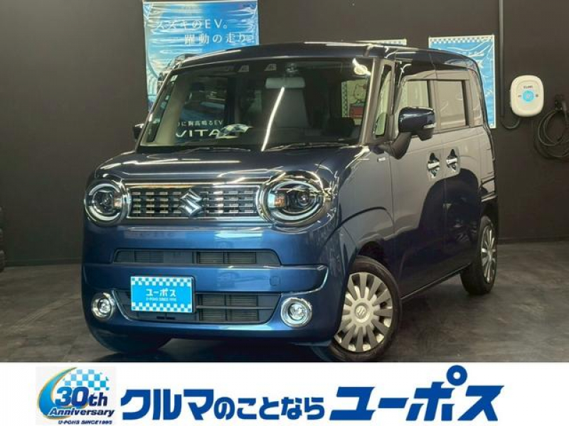 スズキ ワゴンRスマイル ハイブリッドX　OP5年保証対象車　両側パワースライドドア　ヘッドアップディスプレイ　クリアランスソナー　レーダークルーズコントロール　アイドリングストップ　運転席シートヒーター　レーンキープ　ETC　ドライブレーダー　社外SDナビ