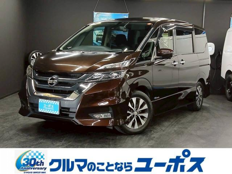 日産 セレナ ハイウェイスターG　ハンズフリーオートスライドドア　フリップダウンモニター　純正SDナビ　バックモニター／360°ビューモニター　パーキングアシスト　アイドリングストップ　ドライブレコーダー　ETC