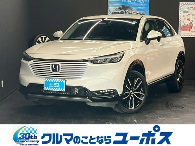 ホンダ ヴェゼル e：HEV　Z　OP10年保証対象車両　純正9インチナビ　バックモニター　ハンズフリーパワーバックドア　ドライブレコーダー　パドルシフト　ETC　BSM　クルーズコントロール　クリアランスソナー　ステアリングヒーター