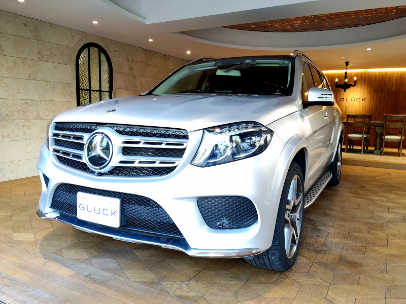 メルセデスベンツ GLS GLS350d 4MATICスポーツ ディーゼル　harman/kardon　ダウンヒルスピードレギュレーション　AIRマティックサスペンション パノラマサンルーフ　ACC  　BSM　アンビエントライト　360°カメラ　パワートランク　21インチAMGホイール　ETC