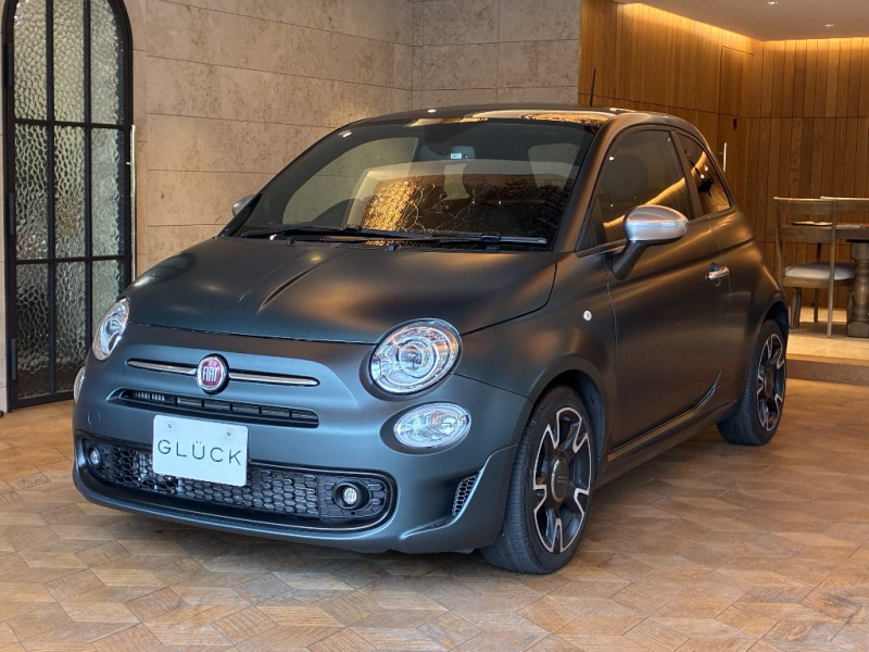 フィアット 500 マヌアーレ　ピゥ　チエロ　155台限定　禁煙車　ガラスルーフ　テクノレザー＆ファブリック　直列2気筒875ccターボエンジンTwinAir　純16AW　（ポルトフィーノグリーン）