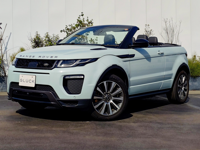 ランドローバー レンジローバー EVOQUE コンバーチブルHSE Dynamic4WD 　ACC シートクーラー MERIDIAN 19インチA/W LEDヘッドライト　14Way電動シート オックスフォードレザー サラウンドカメラ ブラインドスポットモニター レーンデパーチャーワーニング インコントロールタッチ SSDナビ