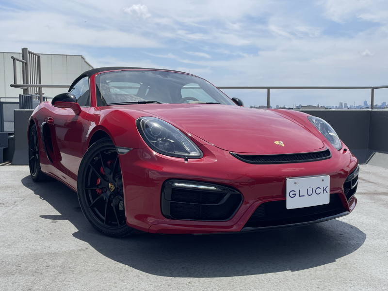 ポルシェ ボクスター(Type981) GTS PDK 専用装備 バックカメラ  レザーインテリア  シートヒーター  レザースポーツデザインステアリング  リアビューカメラ付きパークアシスト  ドライブレコーダー