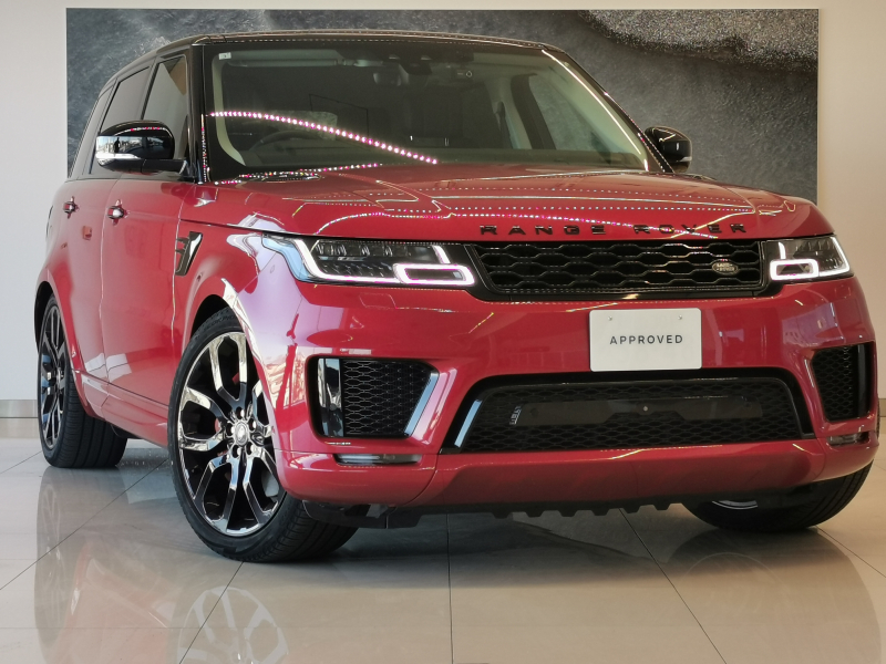 ランドローバー レンジローバーSPORT SPORT A-biographyDynamic(3.0 400PS)4WD 電子制御エアサスペンション 22インチ「style5004」5スポークグロスブラック 4ゾーンクライメート MERIDIAサラウンド 22Way電動フロントシートヒーター/クーラー付 キャビンエアイオン