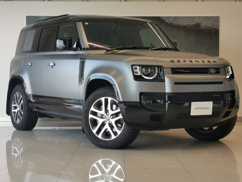 ランドローバー ディフェンダー 110X-DYNAMIC SEイースナーED3.0L D300 4WD 1オーナー 電子制御エアサスペンション サテンプロテクションフィルム MERIDIANサウンドシステム 20インチ「Style 5095」ダークグレイ エクステンデッドブラックエクステリアパック コールドクライメートパック