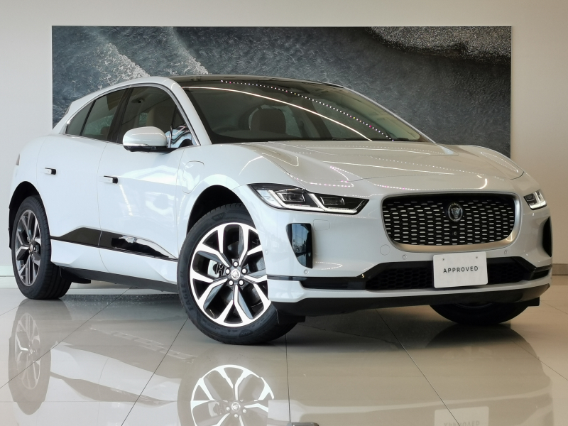 ジャガー I-PACE HSE 1オーナーガラスルーフ エアサスペンション 禁煙車 禁煙車 ヒーター＆クーラーシート リアシートヒーター 20インチアルミ MERIDIANサラウンド  パワーテールゲート Touch Pro Duo 3Dサラウンドカメラ 液晶メーター