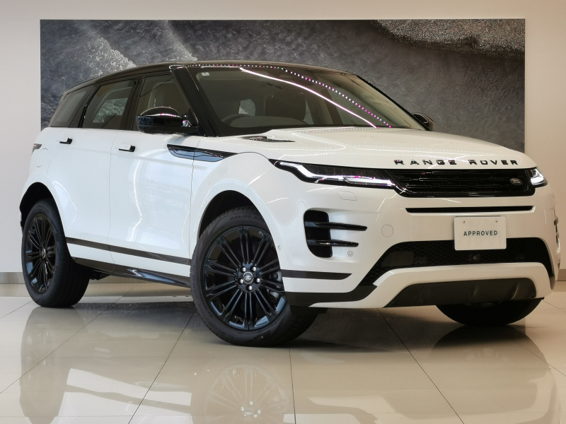 ランドローバー レンジローバー EVOQUE ダイナミックSE2.0L D200 1オーナー ブラックコントラストルーフ ブラックエクステリアパック 禁煙車 プレミアムメタリックカラー 20インチAW style1085　12way電動フロントシート コールドクライメートパック ステアリングホイールヒーター ウィンドスクリーンヒーターリアシートヒーター