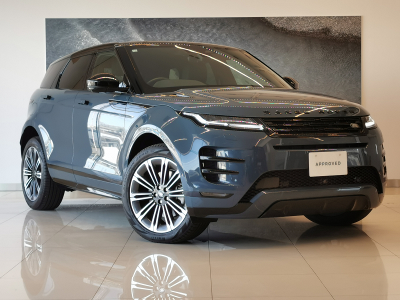 ランドローバー レンジローバー EVOQUE ダイナミックHSE2.0LP250 4WD コールドクライメートパック ブラックエクステリアパック コントラストルーフ(ブラック) プライバシーガラス スライディングパノラミックルーフ 20インチスタイル1085(グロスダークグレイ) 電動フロントシート　禁煙車 リアシートヒーター ステアリングヒーター MERIDIANサウンドシステム