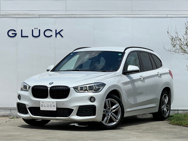 BMW X1 xドライブ18d Mスポーツ 4WD レーダークルーズ　バックカメラ　HDDナビ インテリセーフティ 障害物センサー パワーバックドア オートエアコン Bluetooth ETC ヘッドアップディスプレイ スペアキー LEDオートライト スマートキー パドルシフト