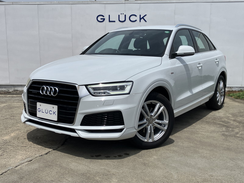 アウディ Q3 Q3 2.0TFSI ｸﾜﾄﾛ　1オーナー／禁煙車／シートヒーター／パワーシート／ハーフレザーシートパワーバックドア／MMIナビ／フルセグTV／バックカメラ／Bluetooth接続／純正18AW／